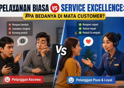 Pelayanan Biasa vs Service Excellence: