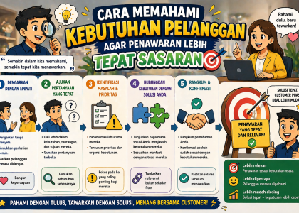 Cara Memahami Kebutuhan Pelanggan agar Penawaran Lebih Tepat Sasaran