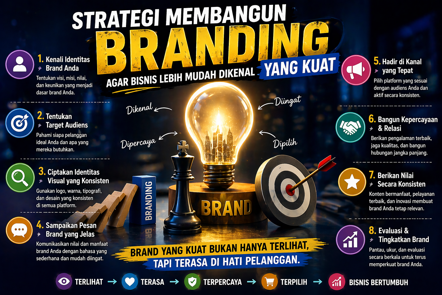 Strategi Membangun Branding yang Kuat agar Bisnis Lebih Mudah Dikenal