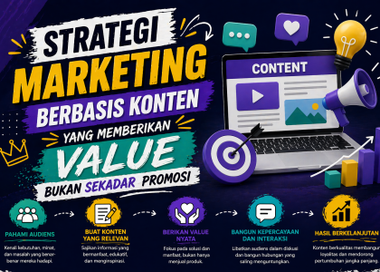Strategi Marketing Berbasis Konten yang Memberikan Value, Bukan Sekadar Promosi