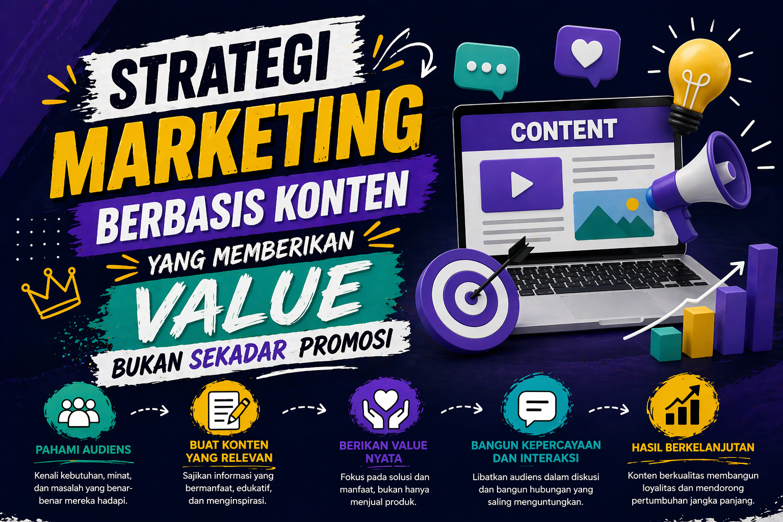 Strategi Marketing Berbasis Konten yang Memberikan Value, Bukan Sekadar Promosi