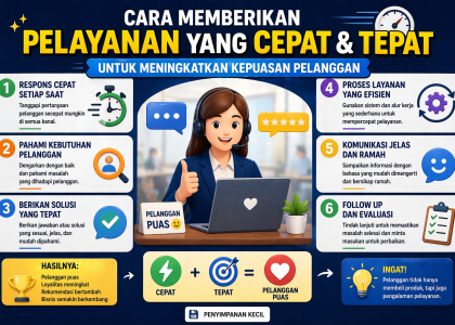 Cara Memberikan Pelayanan yang Cepat dan Tepat untuk Meningkatkan Kepuasan Pelanggan
