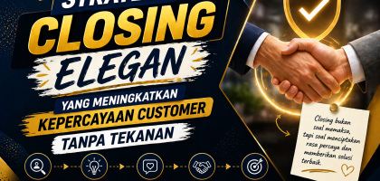 Strategi Closing Elegan yang Meningkatkan Kepercayaan Customer Tanpa Tekanan