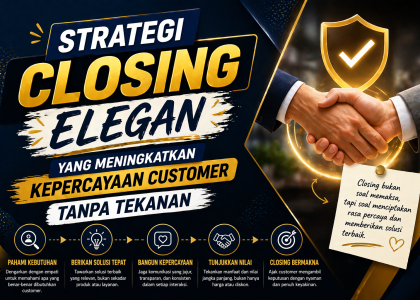 Strategi Closing Elegan yang Meningkatkan Kepercayaan Customer Tanpa Tekanan
