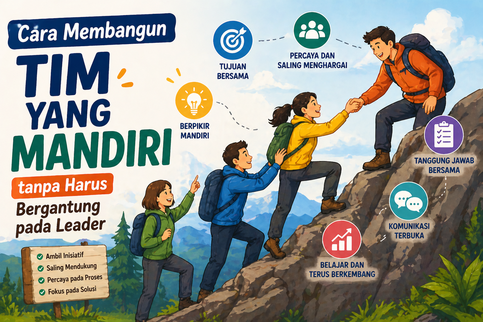 Cara Membangun Tim yang Mandiri tanpa Harus Bergantung pada Leader