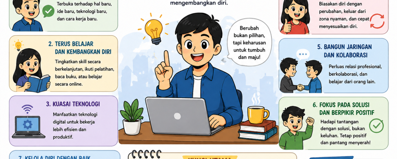 Cara Beradaptasi dengan Perubahan Dunia Kerja agar Tetap Kompetitif