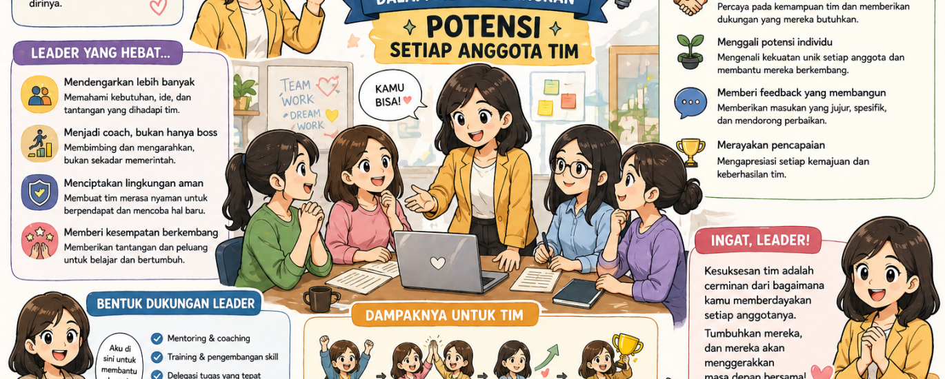 Peran Leader dalam Mengembangkan Potensi Setiap Anggota Tim