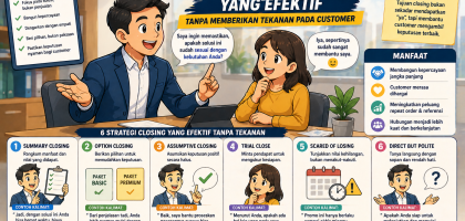Strategi Closing yang Efektif Tanpa Memberikan Tekanan pada Customer