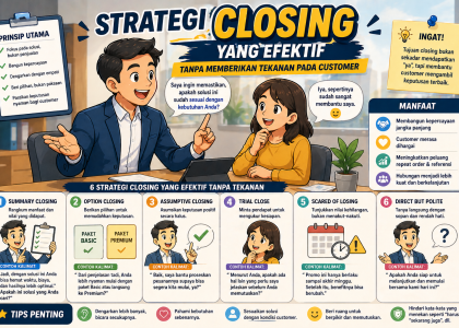 Strategi Closing yang Efektif Tanpa Memberikan Tekanan pada Customer