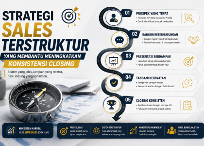 Strategi Sales Terstruktur yang Membantu Meningkatkan Konsistensi Closing