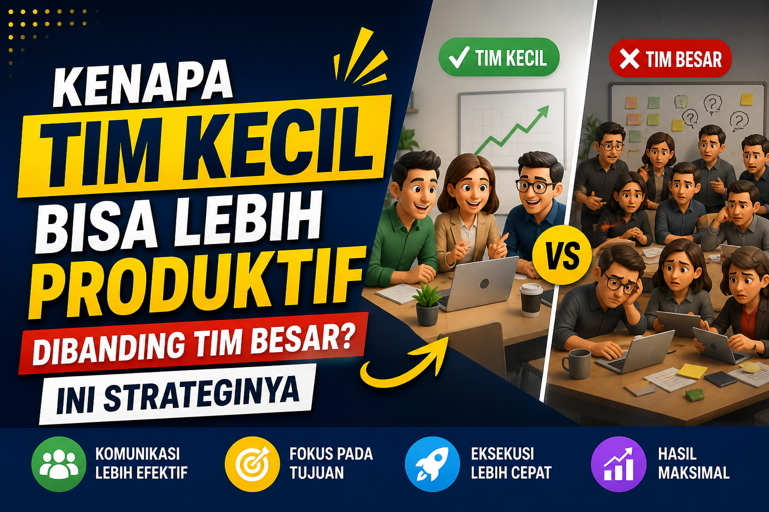 Tim Kecil Bisa Lebih Produktif