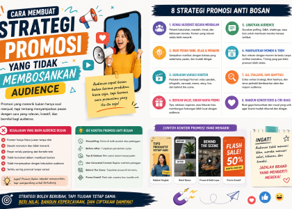 Cara Membuat Strategi Promosi yang Tidak Membosankan Audience