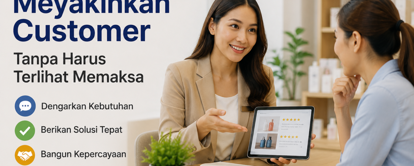 Cara Meyakinkan Customer Tanpa Harus Terlihat Memaksa