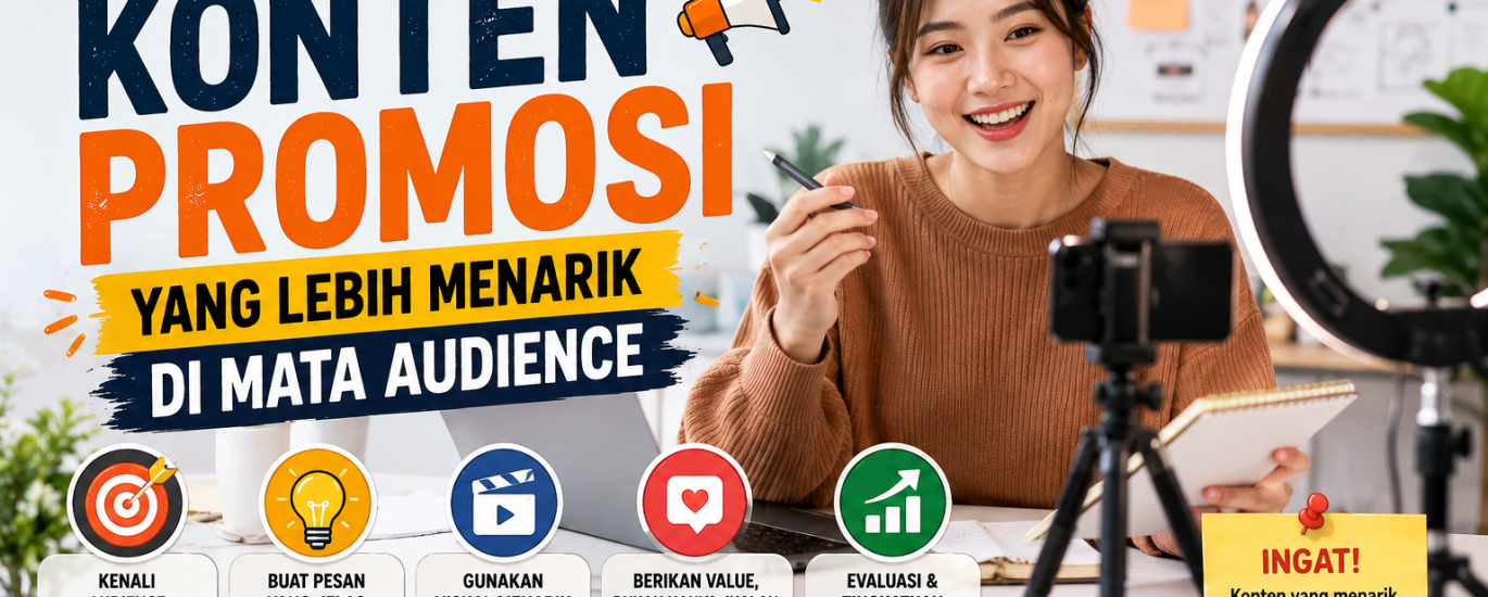 Cara Membuat Konten Promosi yang Lebih Menarik di Mata Audience