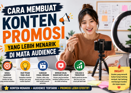 Cara Membuat Konten Promosi yang Lebih Menarik di Mata Audience