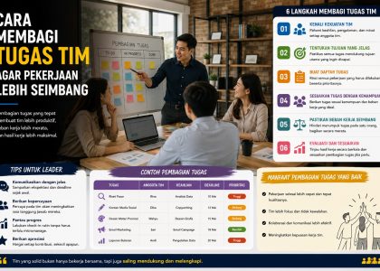 Cara Membagi Tugas Tim agar Pekerjaan Lebih Seimbang