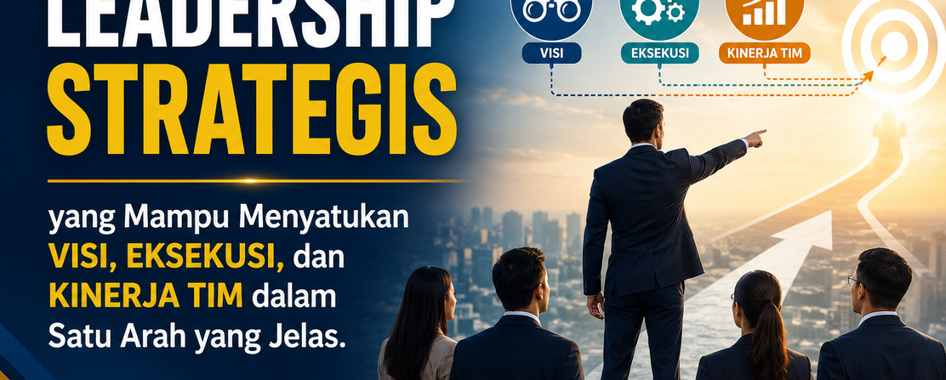 Leadership Strategis yang Mampu Menyatukan Visi, Eksekusi, dan Kinerja Tim dalam Satu Arah yang Jelas