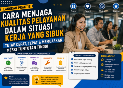 Cara Menjaga Kualitas Pelayanan dalam Situasi Kerja yang Sibuk