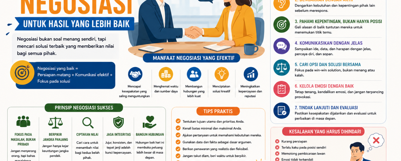Cara Mengembangkan Kemampuan Negosiasi untuk Hasil yang Lebih Baik