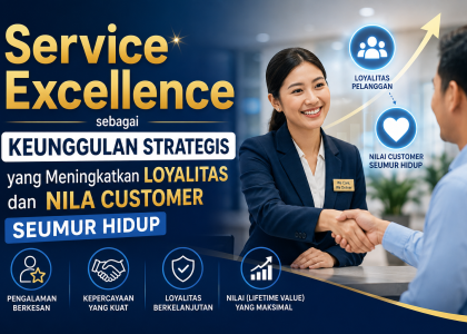 Service Excellence sebagai Keunggulan Strategis yang Meningkatkan Loyalitas dan Nilai Customer Seumur Hidup