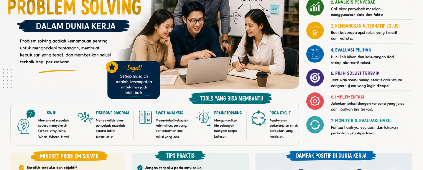 Cara Mengembangkan Kemampuan Problem Solving dalam Dunia Kerja