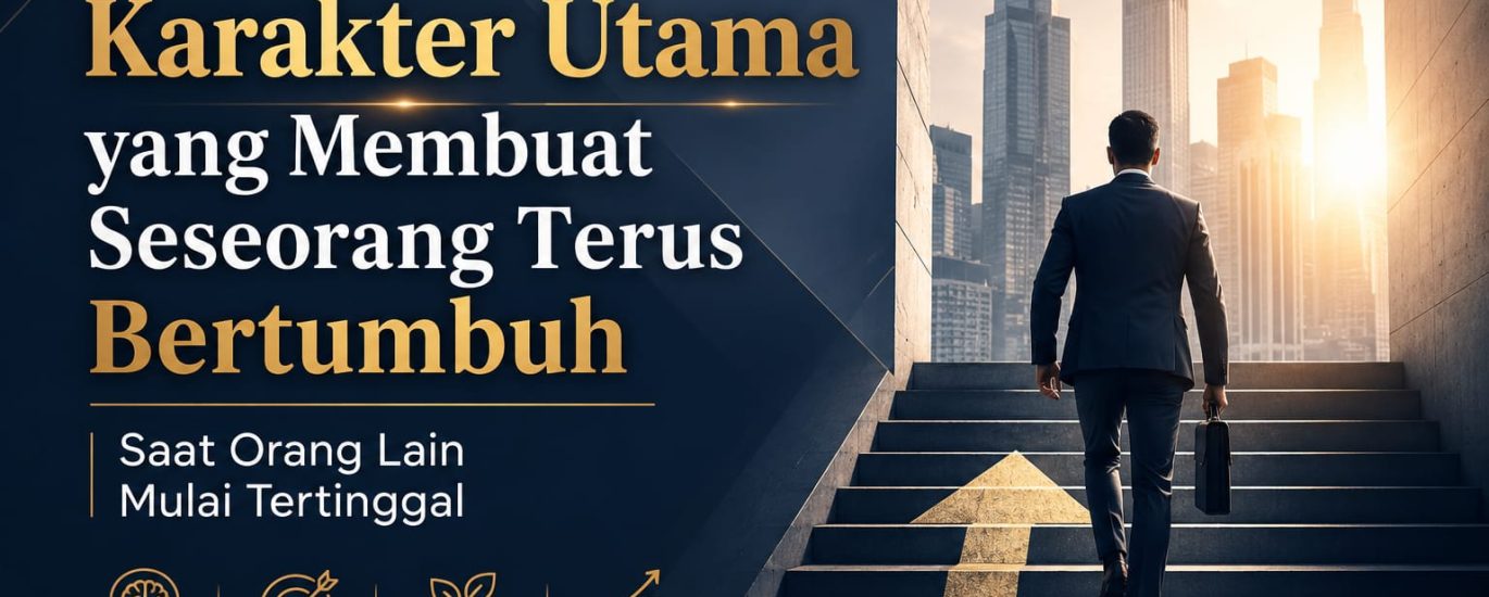 Karakter Utama yang Membuat Seseorang Terus Bertumbuh Saat Orang Lain Mulai Tertinggal