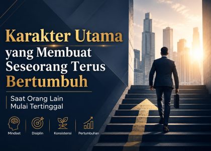 Karakter Utama yang Membuat Seseorang Terus Bertumbuh Saat Orang Lain Mulai Tertinggal