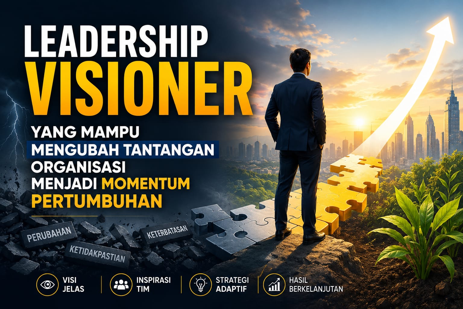 Leadership Visioner yang Mampu Mengubah Tantangan Organisasi Menjadi Momentum Pertumbuhan