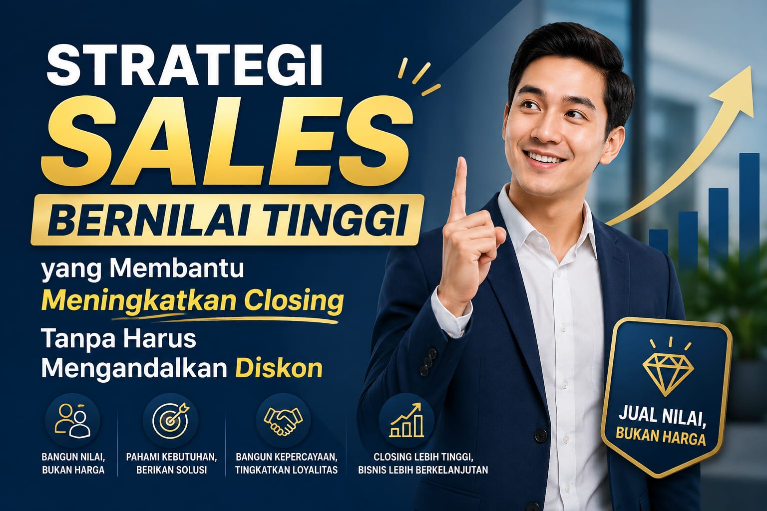 Strategi Sales Bernilai Tinggi yang Membantu Meningkatkan Closing Tanpa Harus Mengandalkan Diskon