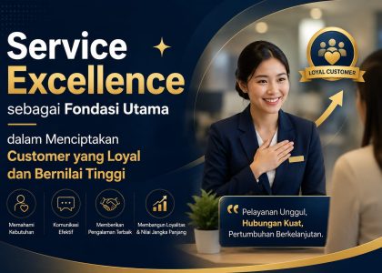 Service Excellence sebagai Fondasi Utama dalam Menciptakan Customer yang Loyal dan Bernilai Tinggi