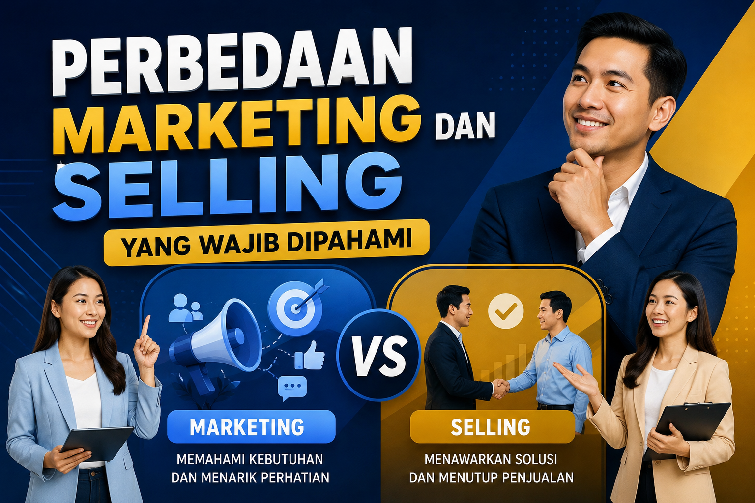 Perbedaan Marketing dan Selling