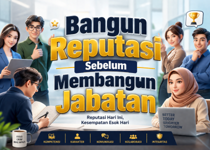 Bangun Reputasi Sebelum Membangun Jabatan