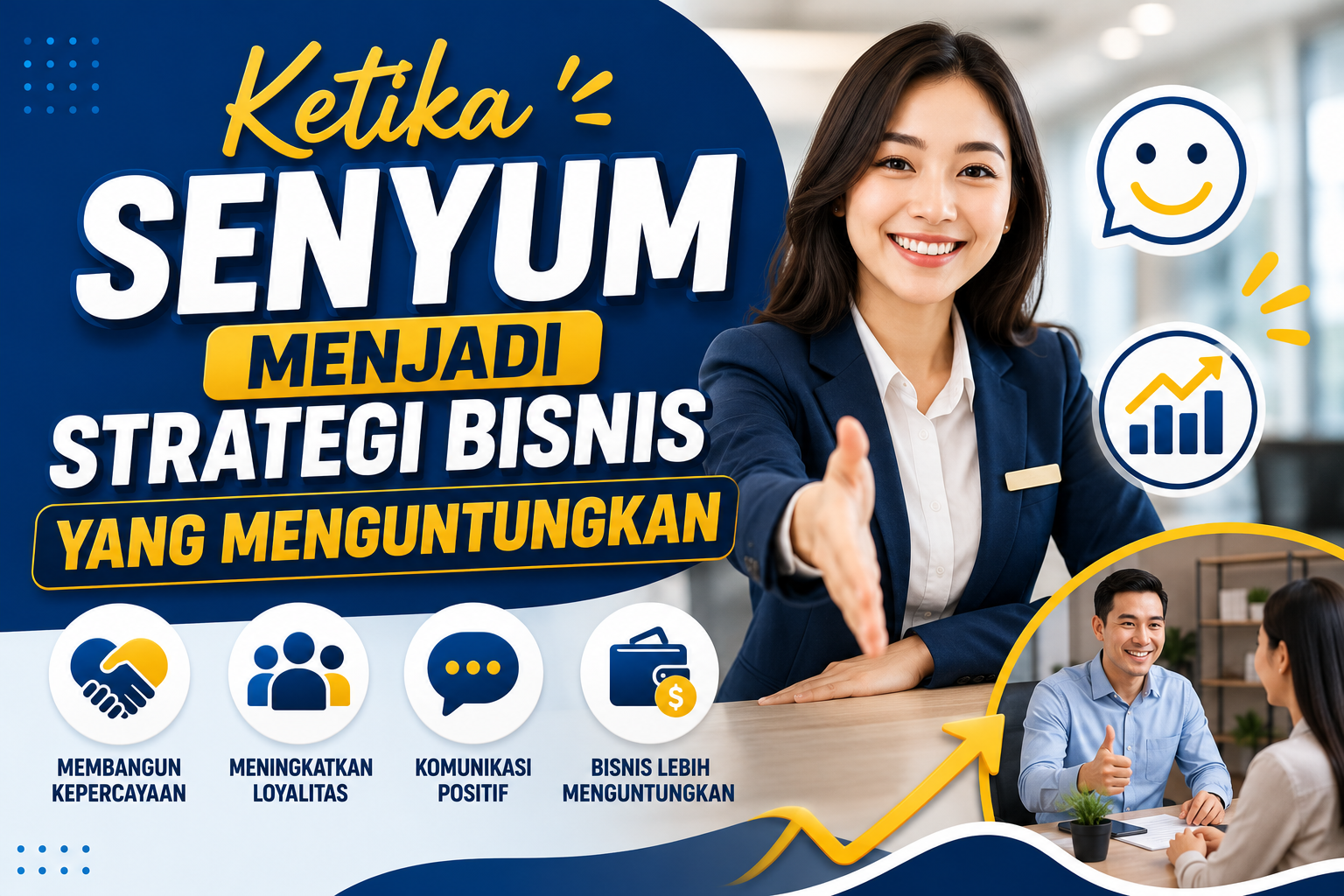 Ketika Senyum Menjadi Strategi Bisnis