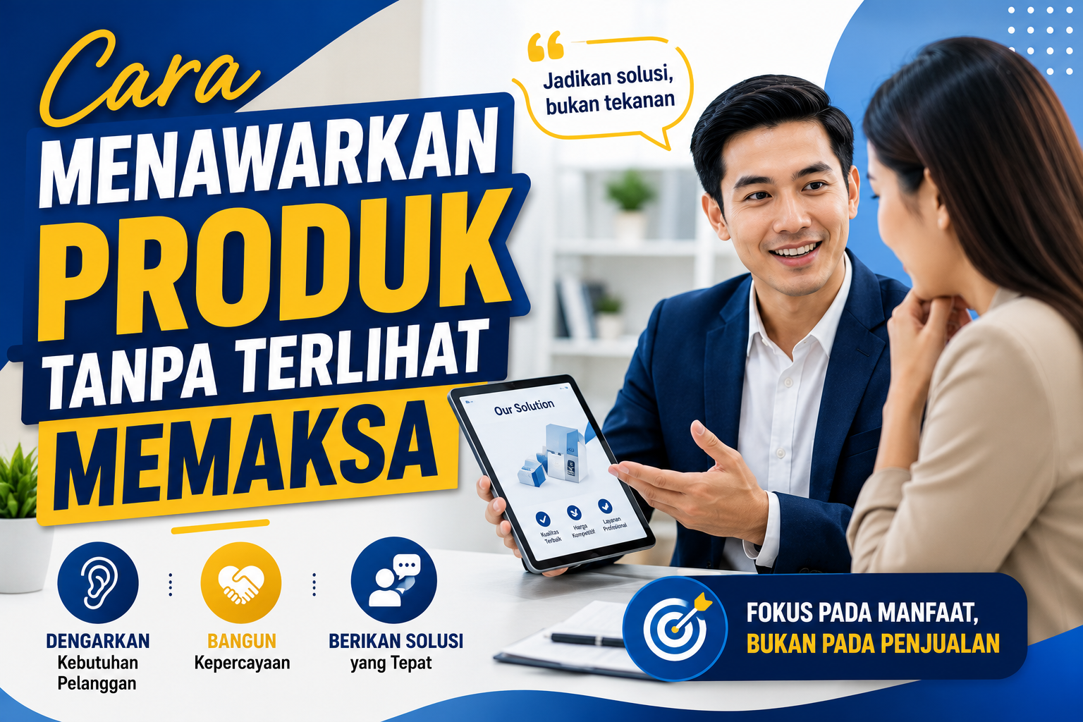 Menawarkan Produk Tanpa Terlihat Memaksa