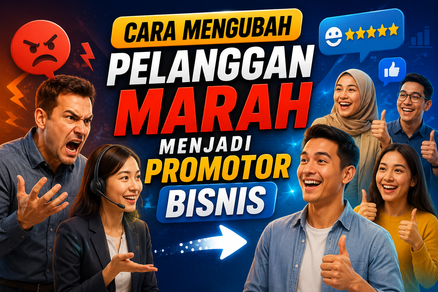 Pelanggan Marah Menjadi Promotor