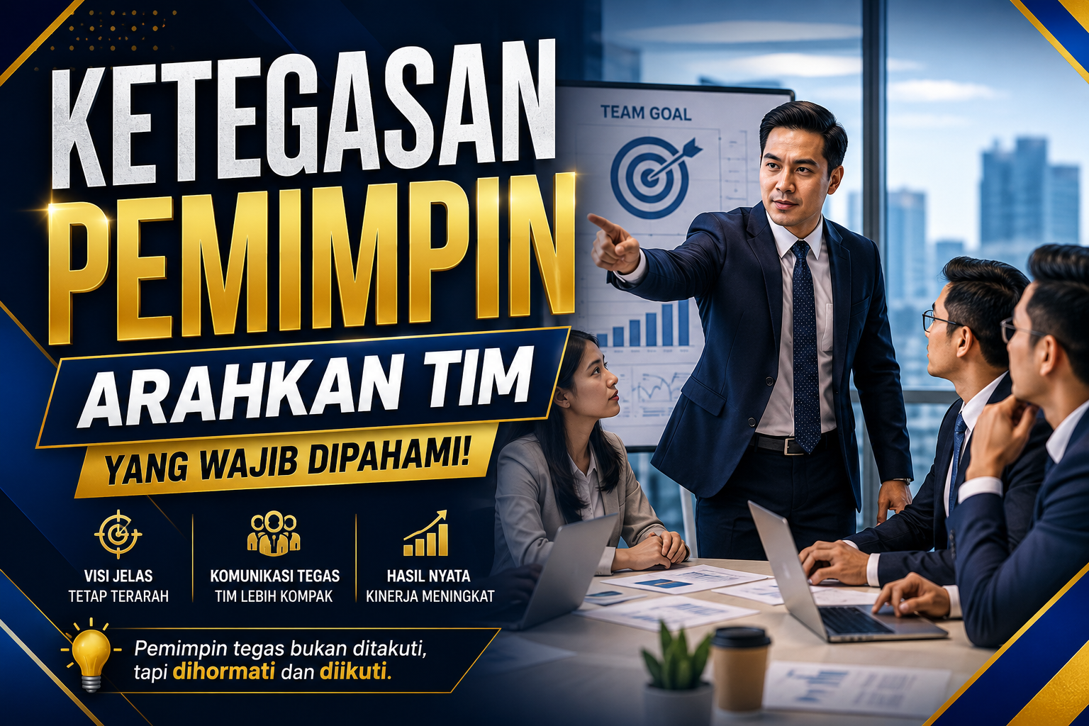 Ketegasan pemimpin arahkan tim