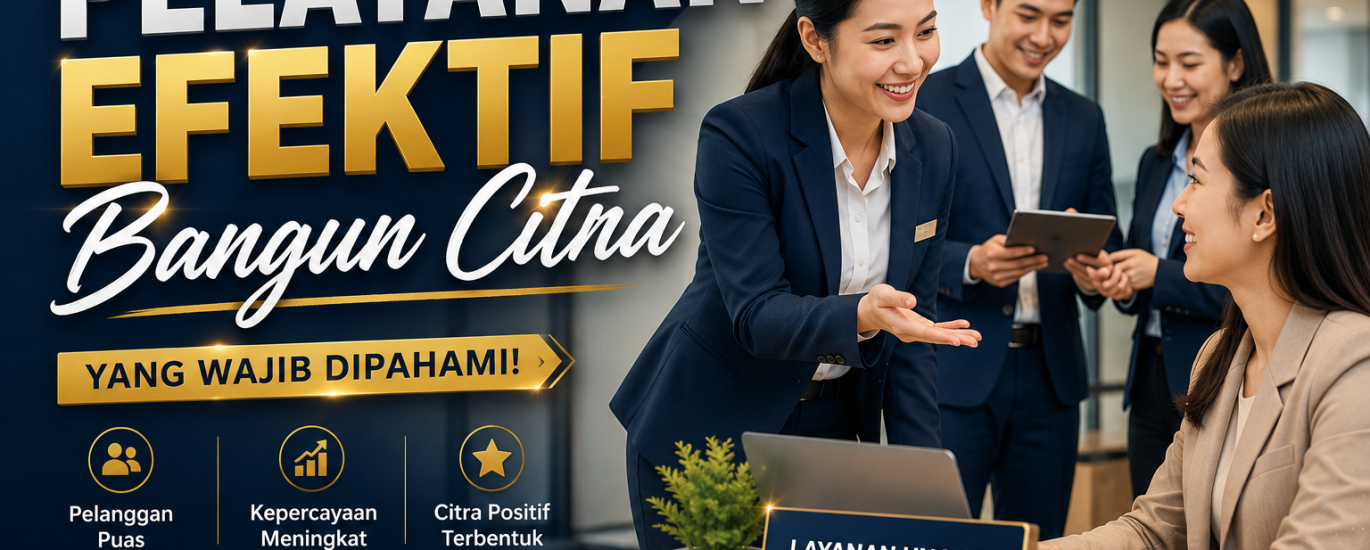 Pelayanan efektif bangun citra