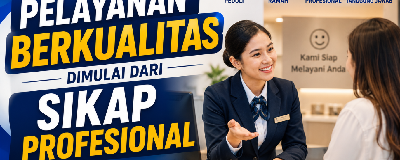 Pelayanan Berkualitas Dimulai dari Sikap Profesional