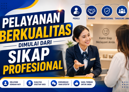 Pelayanan Berkualitas Dimulai dari Sikap Profesional