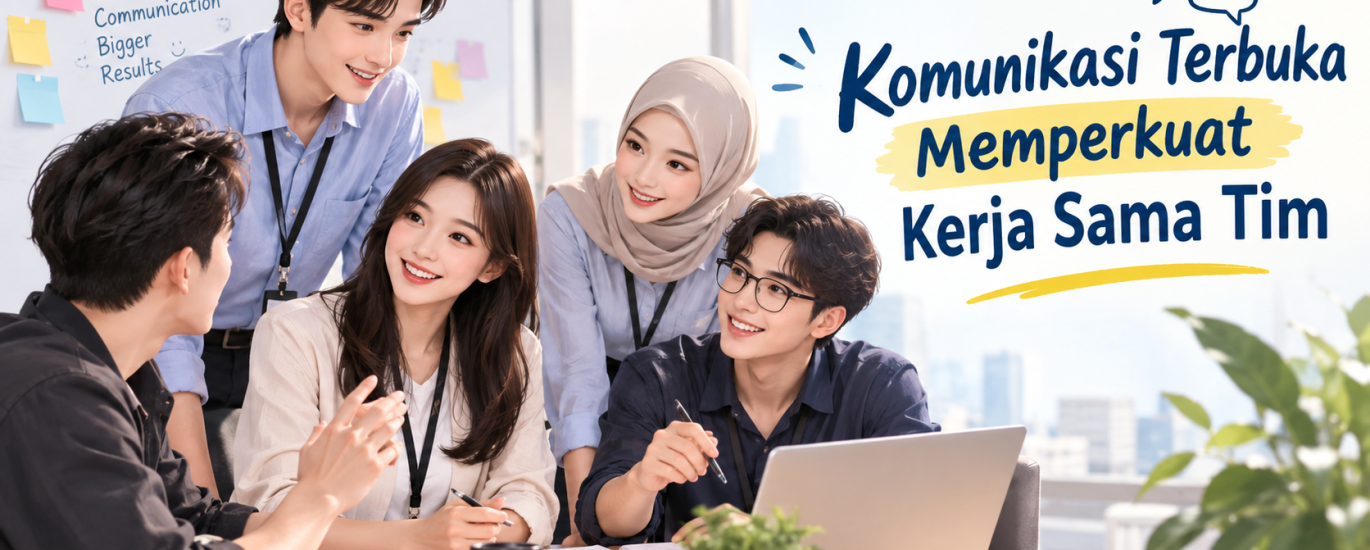 Komunikasi Terbuka Memperkuat Kerja Sama Tim