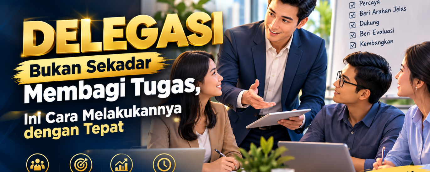 Delegasi Bukan Sekadar Membagi Tugas