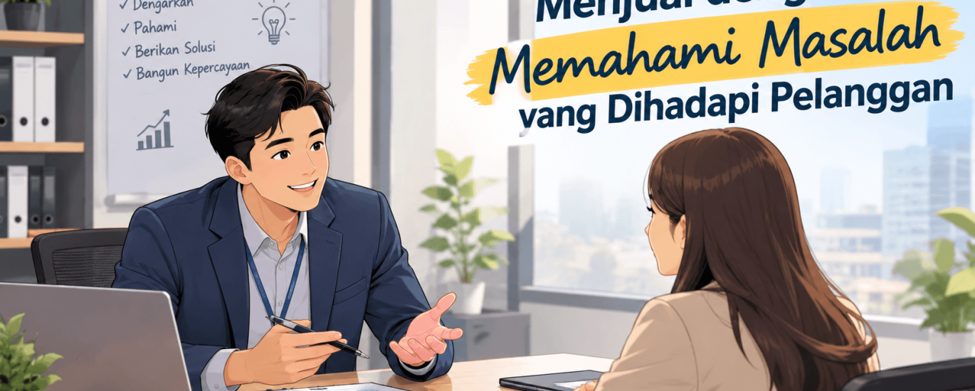 menjual dengan memahami masalah pelanggan