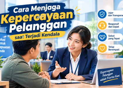 Cara Menjaga Kepercayaan Pelanggan saat Terjadi Kendala