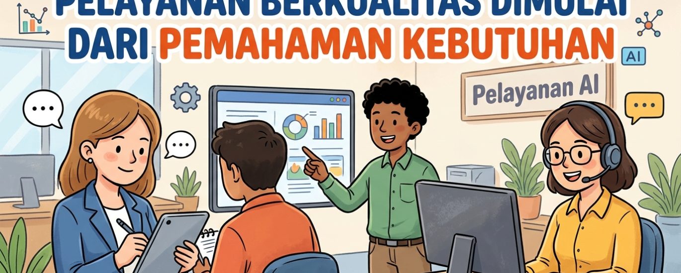 Pelayanan Berkualitas Di mulai dari Pemahaman Kebutuhan