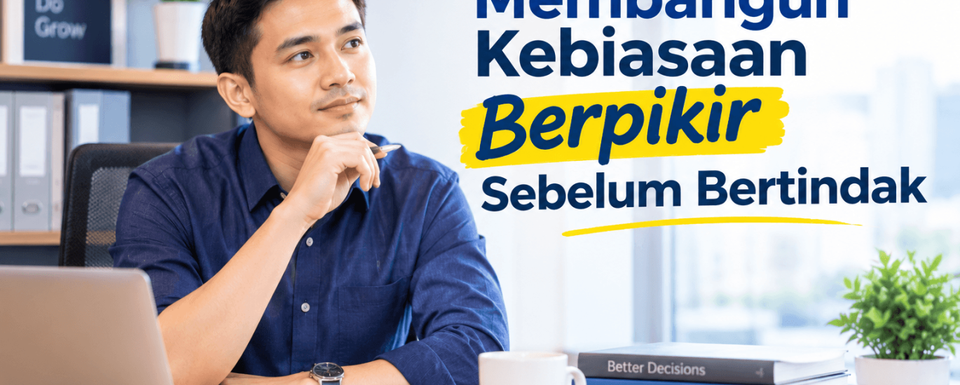 Membangun Kebiasaan Berpikir Sebelum Bertindak