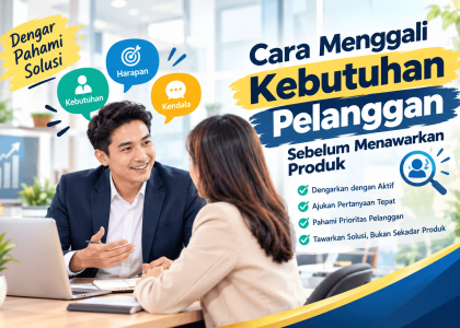 Cara Menggali Kebutuhan Pelanggan