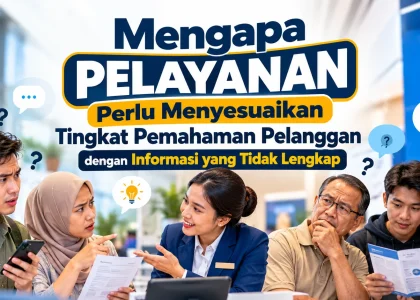 Menyesuaikan Tingkat Pemahaman Pelanggan